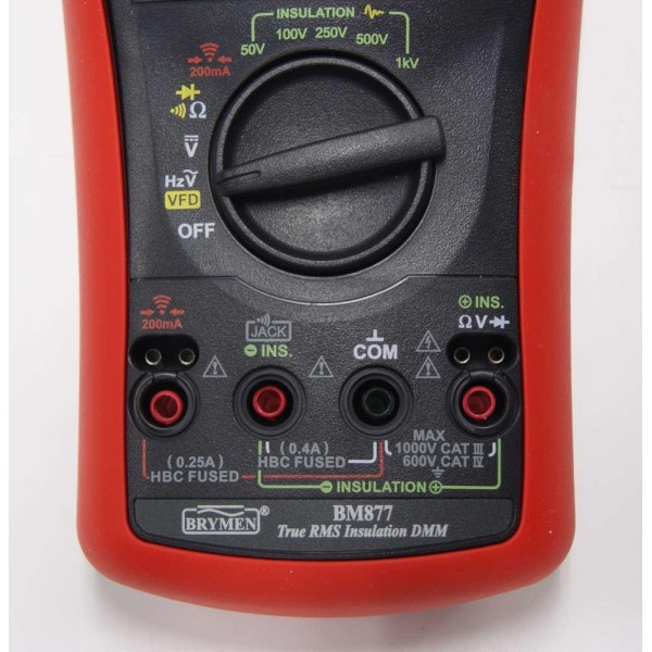 Oferta Multímetro de aislamiento BM-877 + Pinza amperimétrica Brymen BM-072