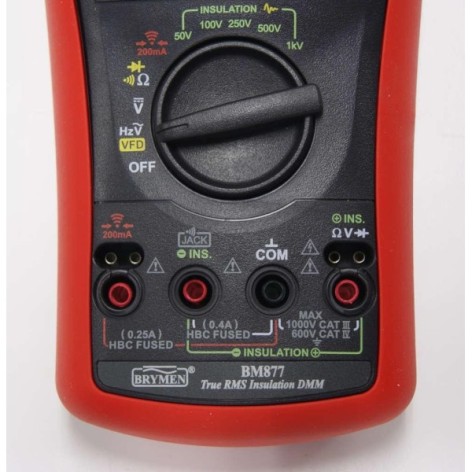 Oferta Multímetro de aislamiento BM-877 + Pinza amperimétrica Brymen BM-072