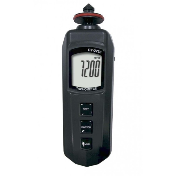 Tacómetro de contacto y óptico DT2230