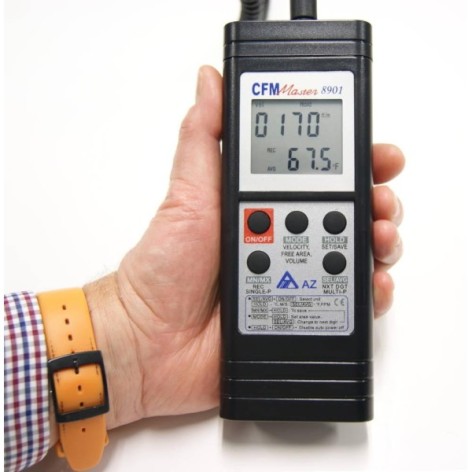 Anemómetro digital AM-8901