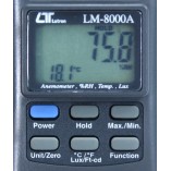 Higrómetro anemómetro luxómetro LM-8000-A
