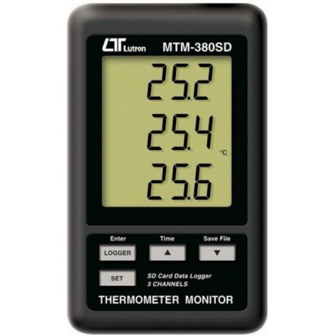 Termómetro termopar tipo K MTM-380-SD