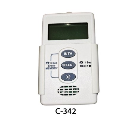 Registrador de temperatura y humedad C-342 + C345