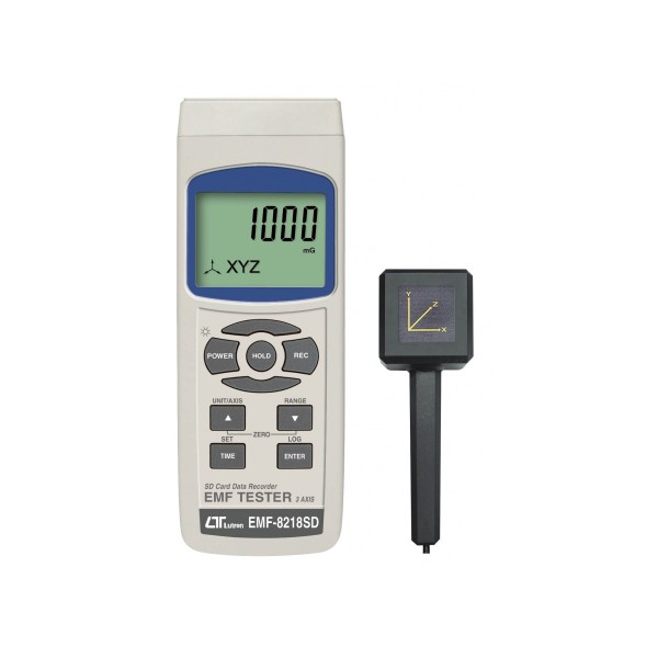 Medidor de campo electromagnético EMF-8218SD