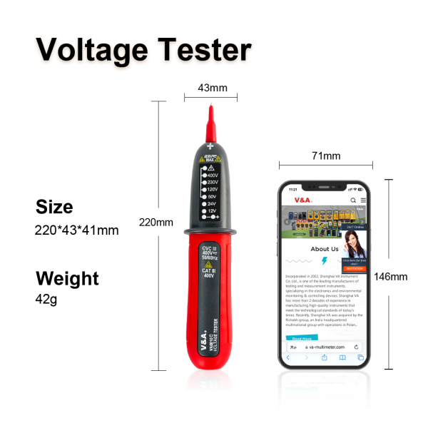 Medidor de voltaje VA6817B