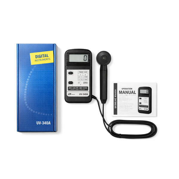 Medidor de radiación ultravioleta UV-340A