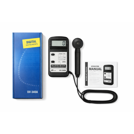 Medidor de radiación ultravioleta UV-340A