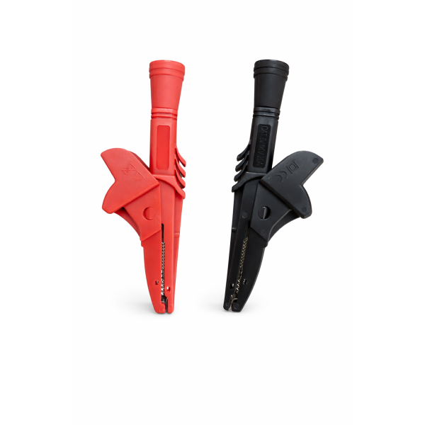 Pinzas cocodrilo AL-23CA (Roja y Negra)