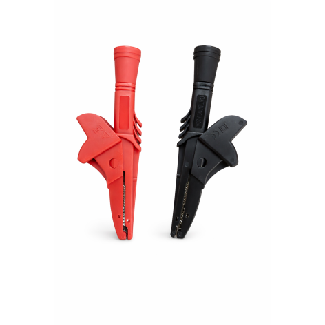 Pinzas cocodrilo AL-23CA (Roja y Negra)