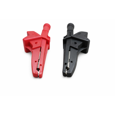 Pinzas cocodrilo AL-23CA (Roja y Negra)