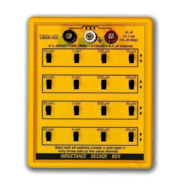 Caja de décadas de inductancias Hibok-405