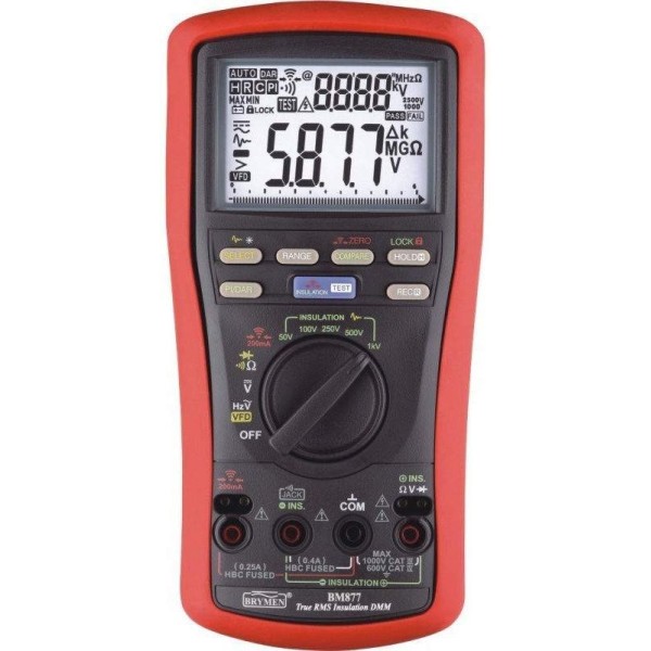 Oferta Multímetro de aislamiento BM-877 + Pinza amperimétrica Brymen BM-072