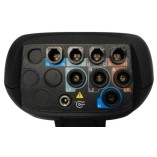 Panel superior de conexiones V y A